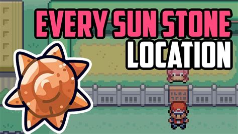 sun stone pokemon fire red|pokemon crystal sun stone.
